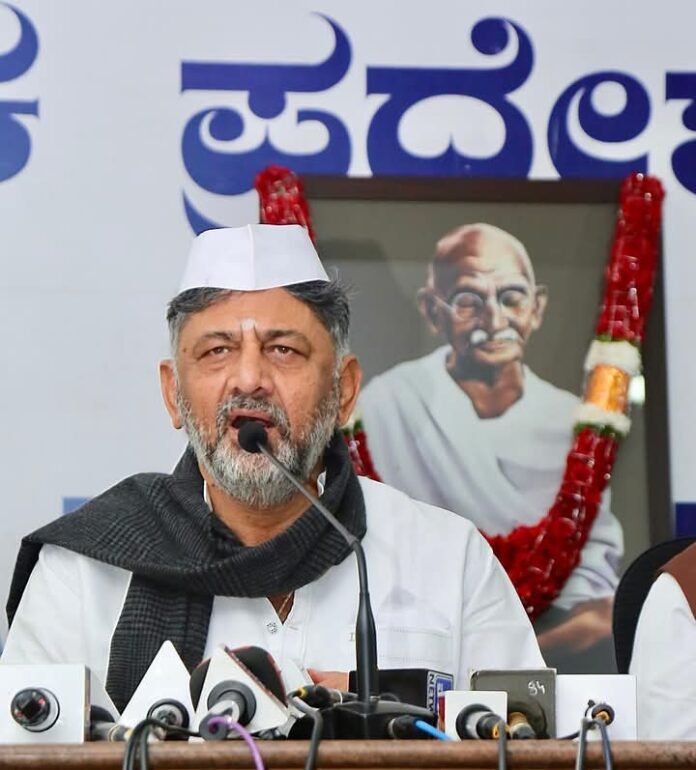 ಬಿಜೆಪಿಯಿಂದ ಗಾಂಧಿ ಅವರ ಹೆಜ್ಜೆ ಗುರುತುಗಳನ್ನು ಅಳಿಸುವ ಕೆಲಸ: ಡಿಸಿಎಂ ಡಿ.ಕೆ. ಶಿವಕುಮಾರ್ ಆಕ್ರೋಶ