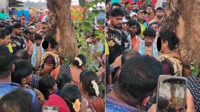 ಉಡುಪಿ : ಮೀನು ಕದ್ದ ಆರೋಪದ ಮೇಲೆ ಮಹಿಳೆಯನ್ನು ಮರಕ್ಕೆ ಕಟ್ಟಿ ಹೇಯ ಕೃತ್ಯ !